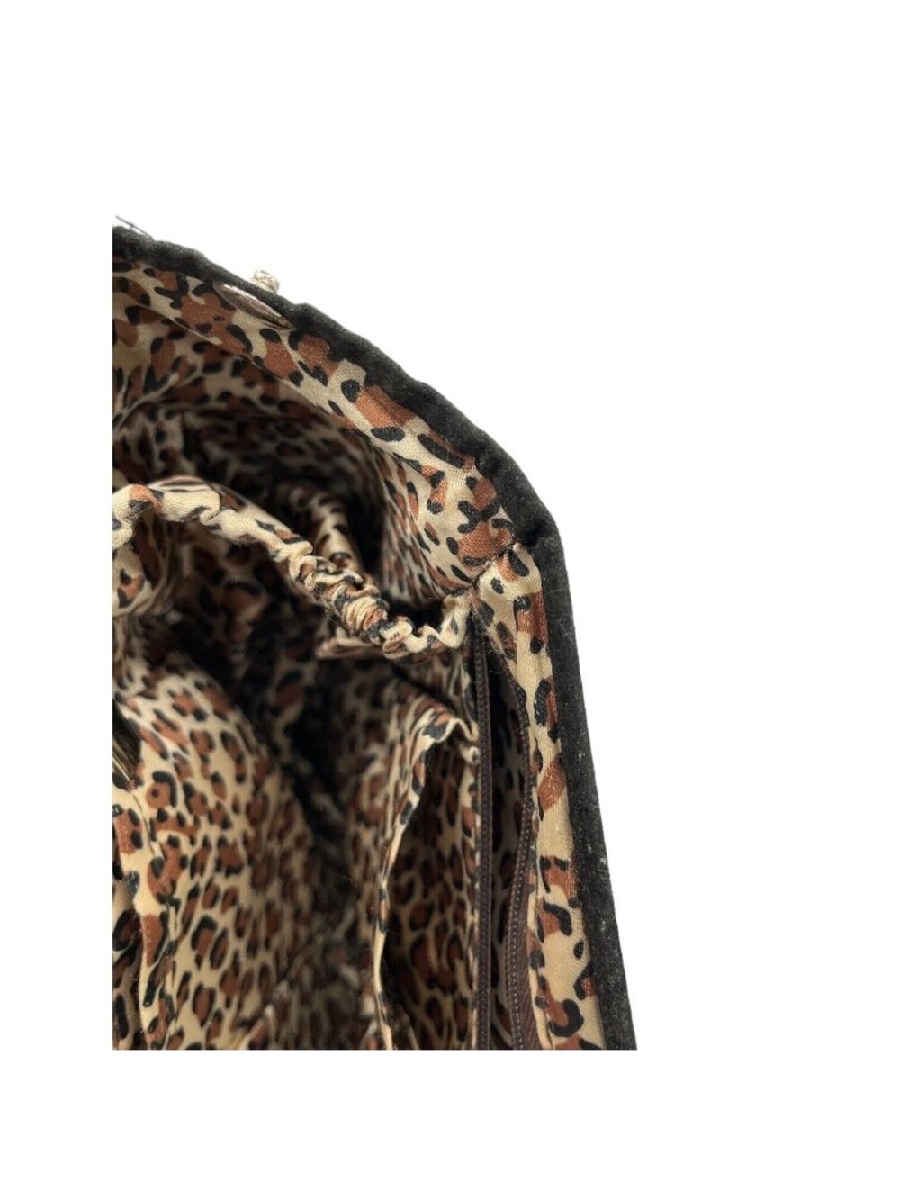 Purse Organizer Insert Inside Handbags Bag Tote Pocketbook Women Cheetah Print - Picture 8 of 11